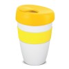 Double Wall Lyon Cups white yellow